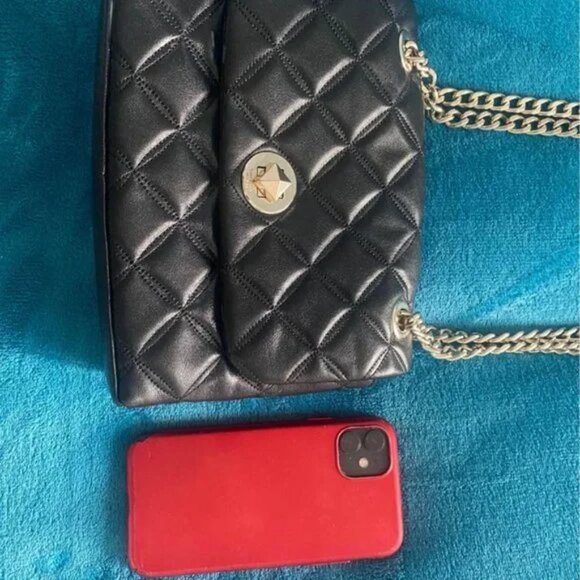 Kate Spade Black Quilted Crossbody Bag - Picture 4 of 7
